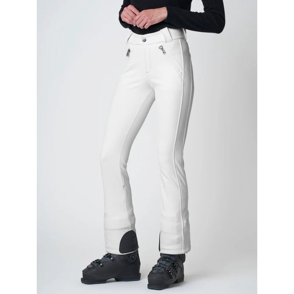 NEW $850 BOGNER WOMENS HAZE SKI PANTS!  12 or 14  LARGE  WHITE  STRETCH FABRIC